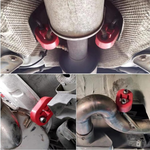 EPMAN 4PCS Universal 2 Holes Exhaust Hanger Rubber Insulator Bushing